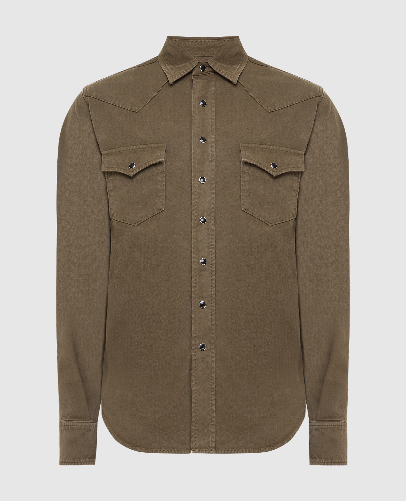 

Джинсовая рубашка, Хаки, Рубашки