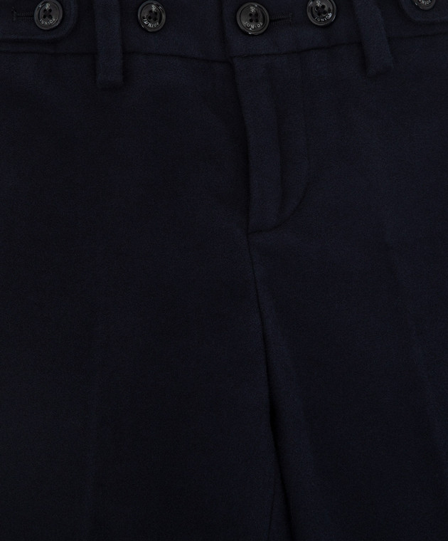 Stefano Ricci Дитячі темно-сині брюки Y1T0900000CT002A зображення 3