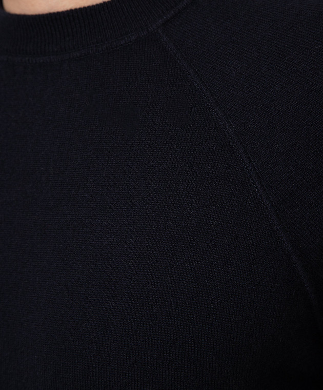 Loro Piana Темно-синій джемпер з кашеміру FAI3108 зображення 5
