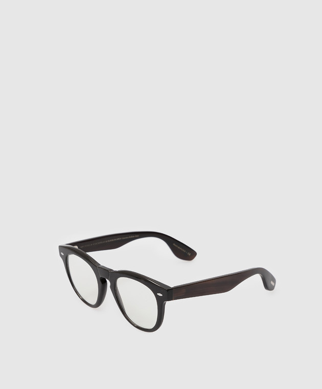 Brunello Cucinelli Черные очки Nino из рога MOCNIN010 изображение 4