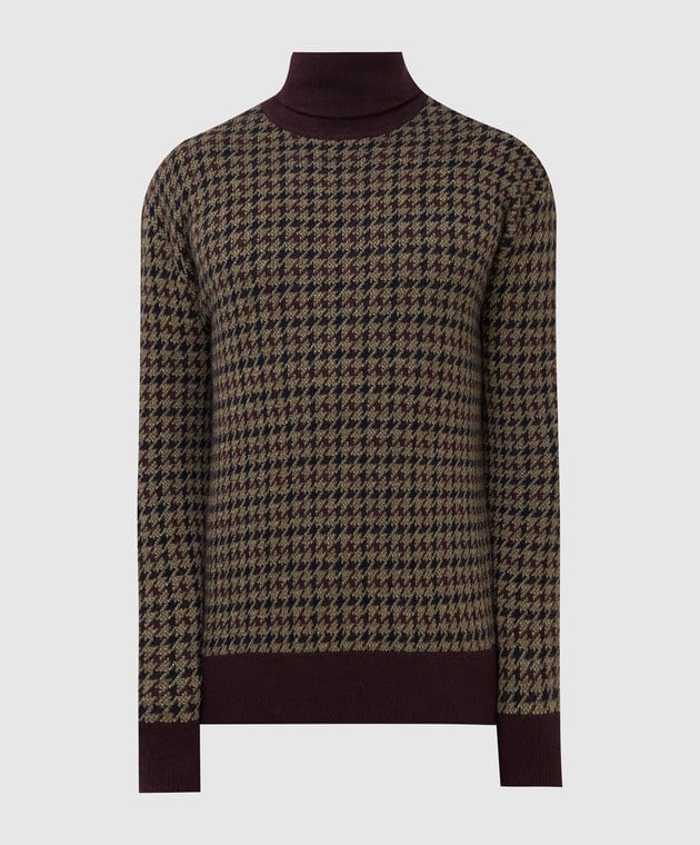 Loro Piana Patterned cashmere and silk sweater FAL9166