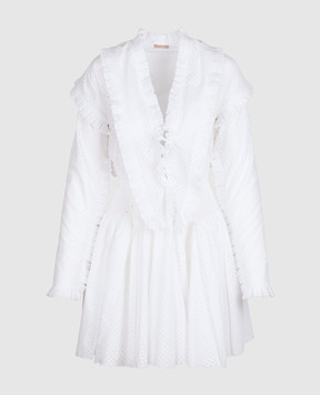 Azzedine Alaia Белое платье 7S9R054RTL48