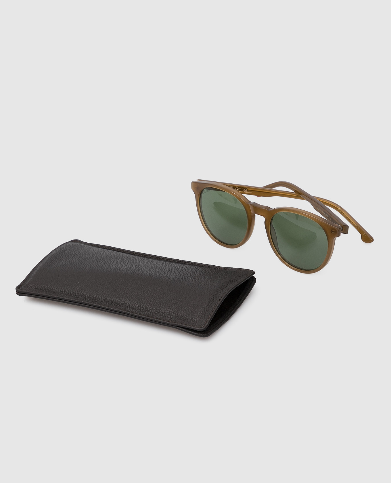 Loro Piana Светло-коричневые солнцезащитные очки Maremma FAL0261 изображение 5