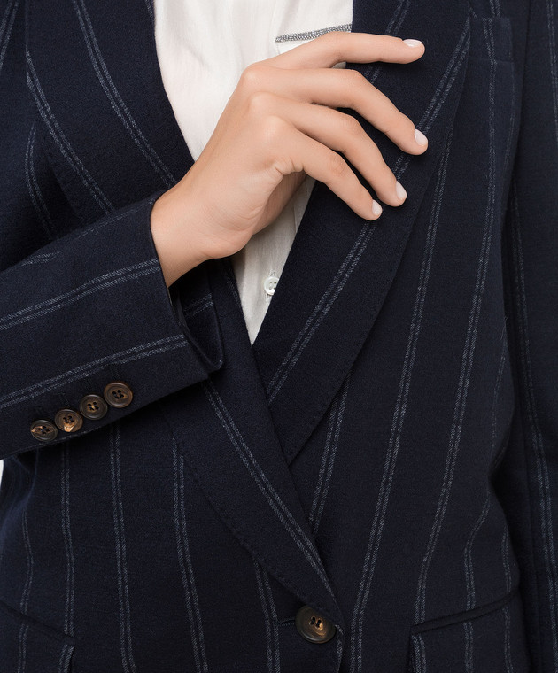 Brunello Cucinelli Striped wool jacket MD9262121 image 5