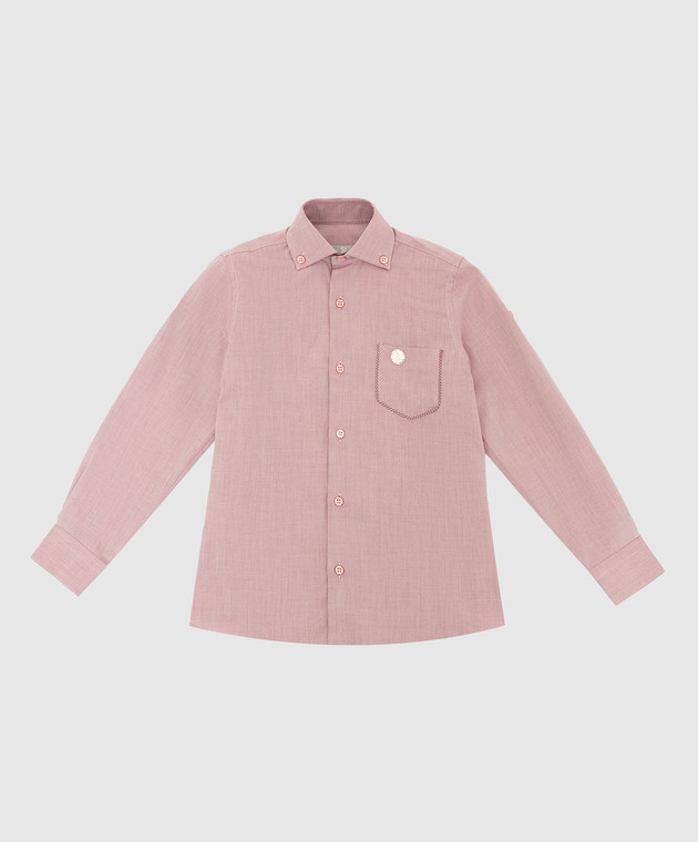 Stefano Ricci Children's light burgundy shirt YC003199LJ1613