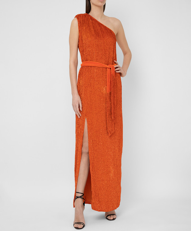 Retrofete Оранжевое платье HL202459 изображение 3