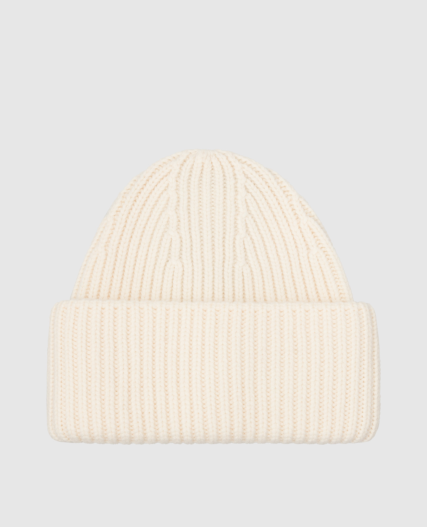 

Светло-бежевая шапка из шерсти и кашемира, Светло-бежевый, Шапки