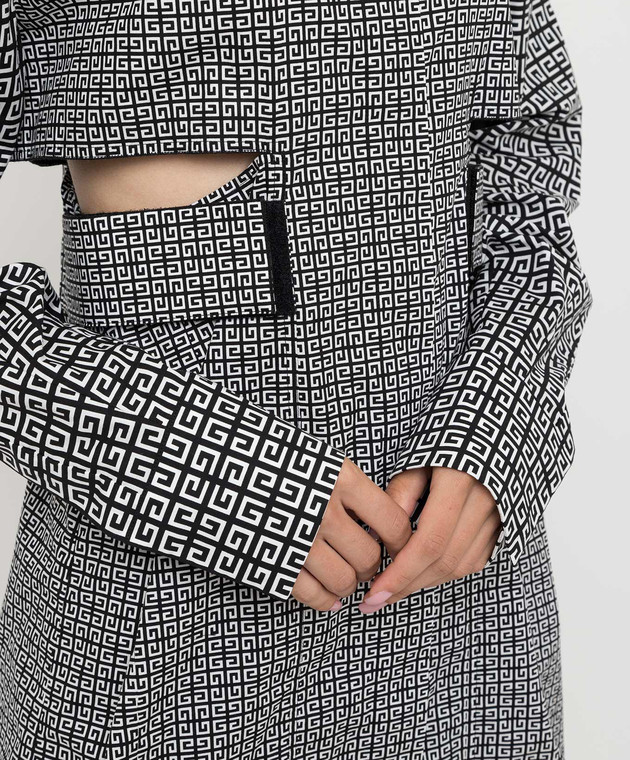Givenchy Сукня-сорочка з вирізами в візерунок монограми логотипу BW215313UC зображення 5