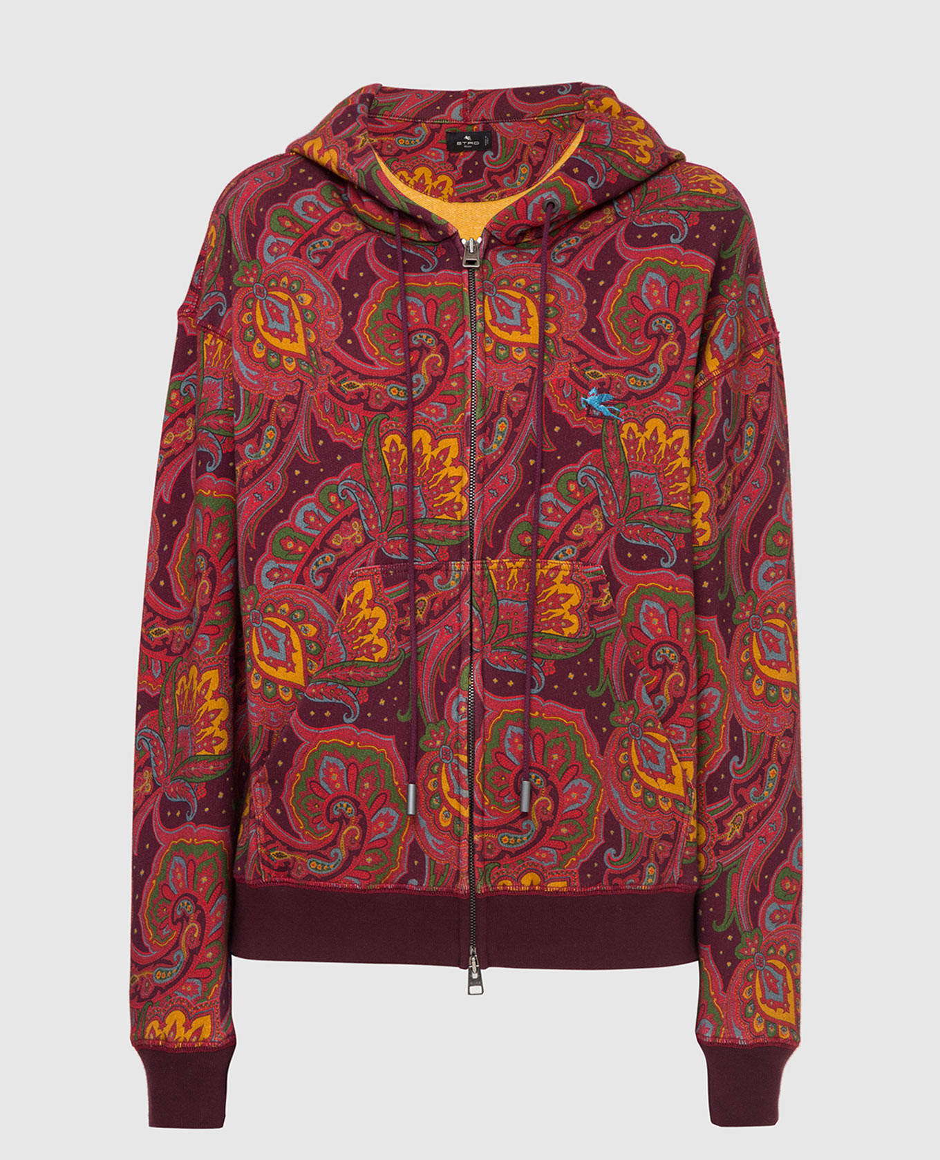 

Спортивная кофта с узором пейсли Etro, Бордовый, Спортивные кофты