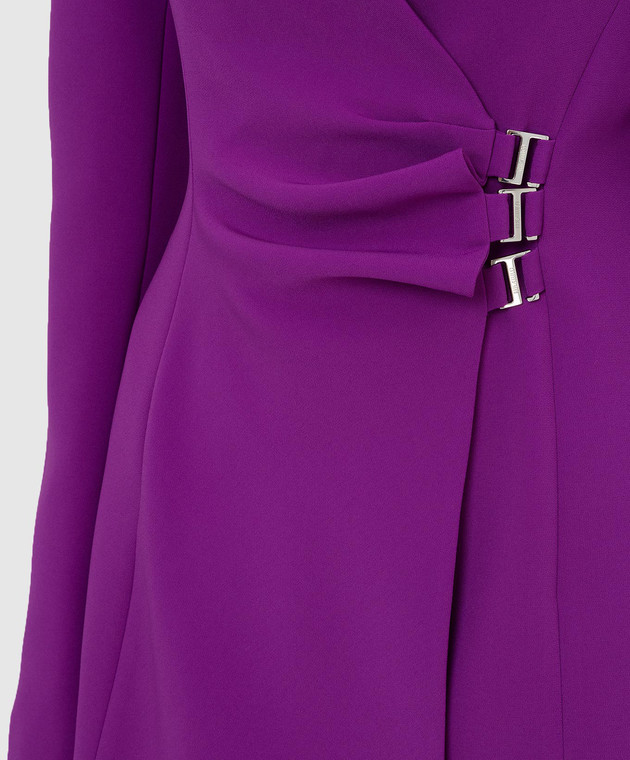 The Attico Фиолетовое платье Jacqueline 221WCA91E043 изображение 5