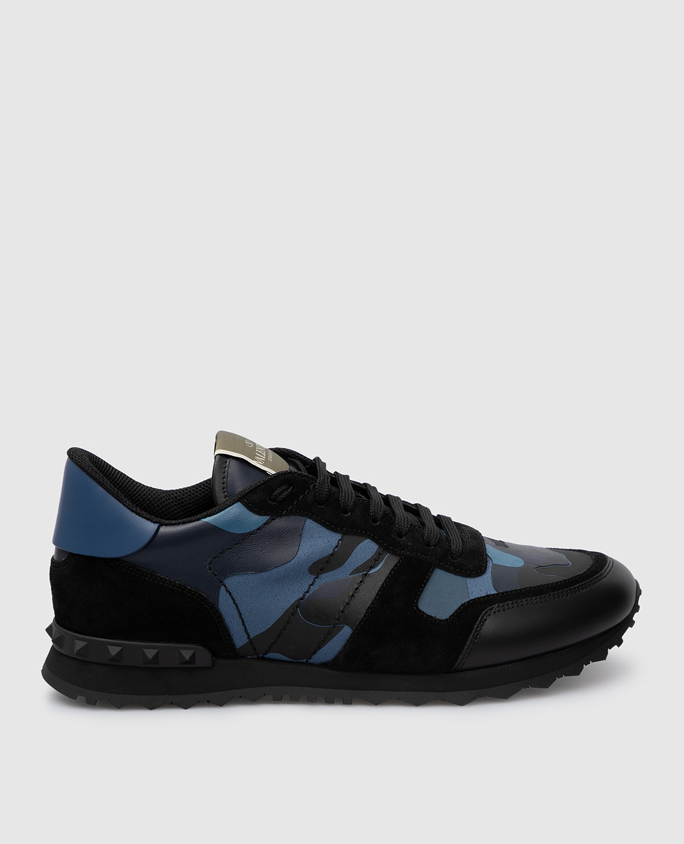 

Кожаные кроссовки Rockrunner с узором, Тёмно-синий, Кроссовки
