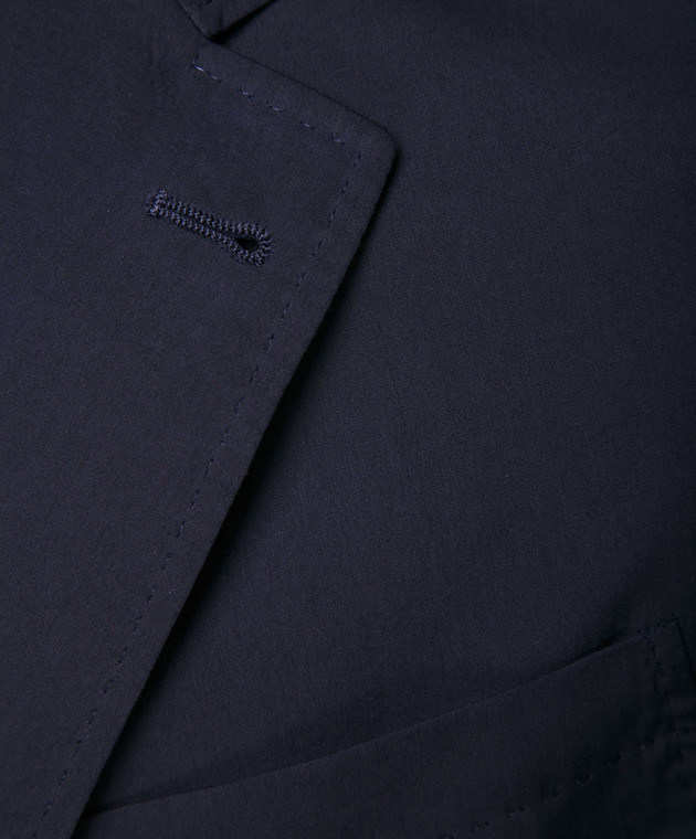 Brunello Cucinelli Темно-синий пиджак MD4007BND изображение 5