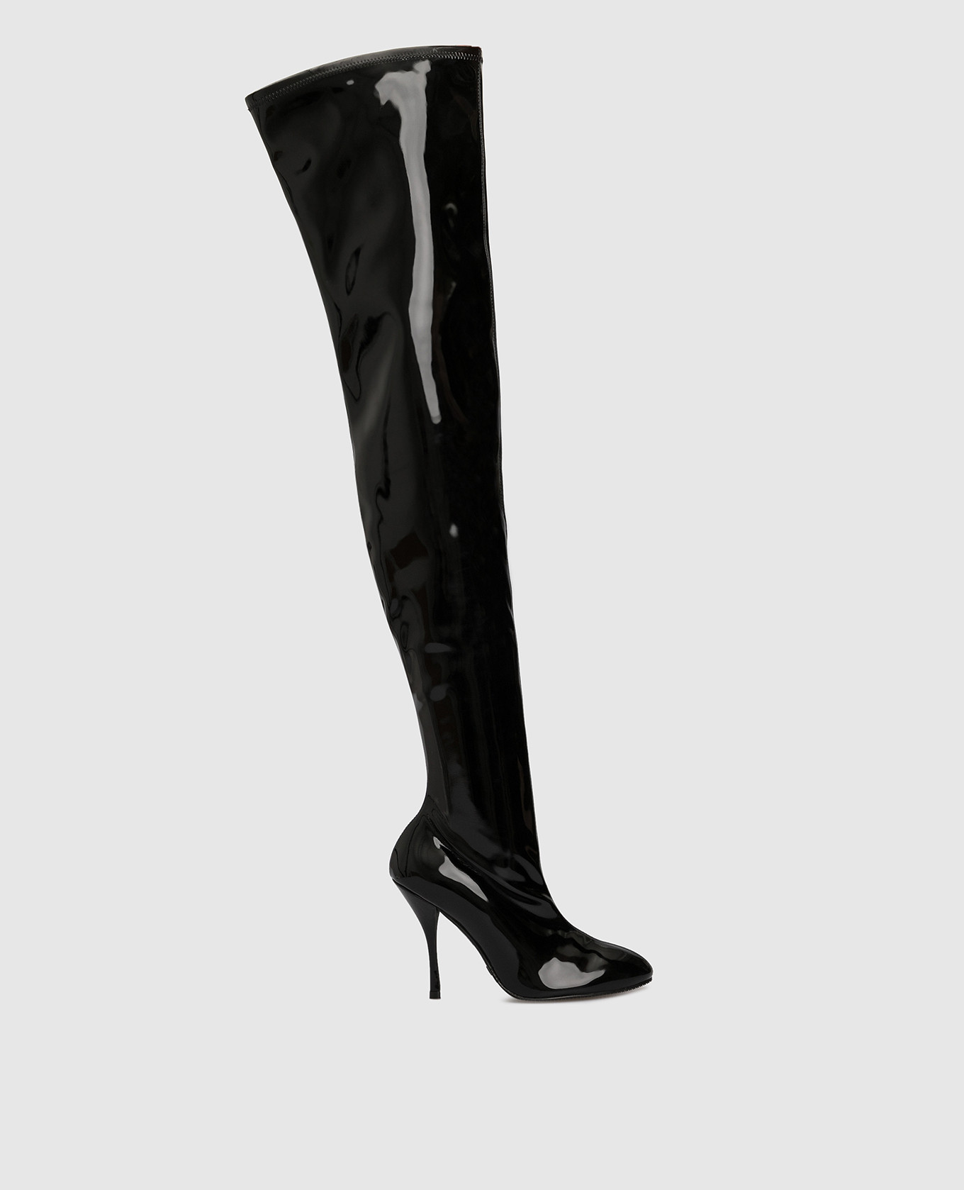 

Черные кожаные ботфорты "Shiloh" Stuart Weitzman, Черный, Ботфорты