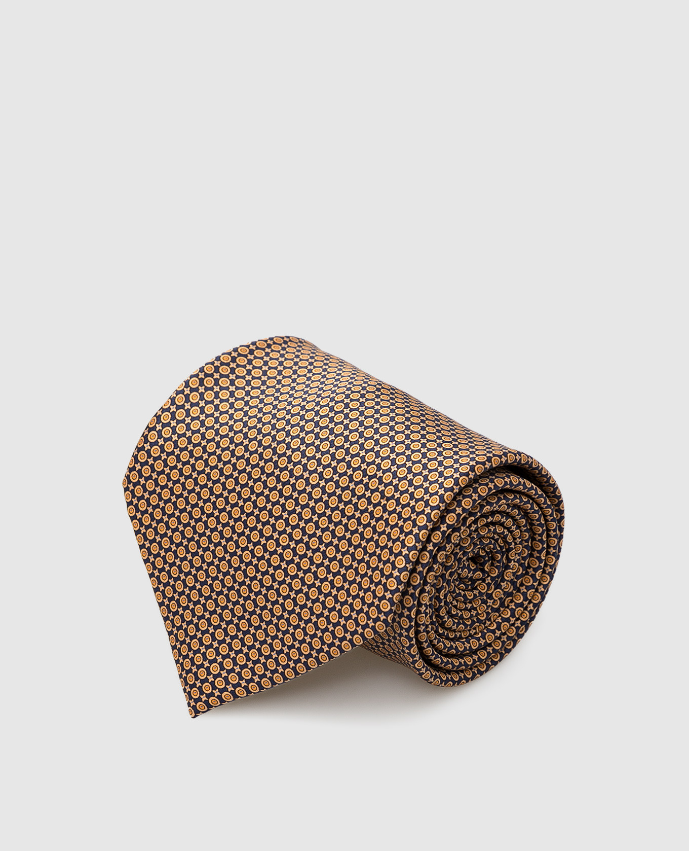 

Шелковый галстук в узор, Синий, Галстуки