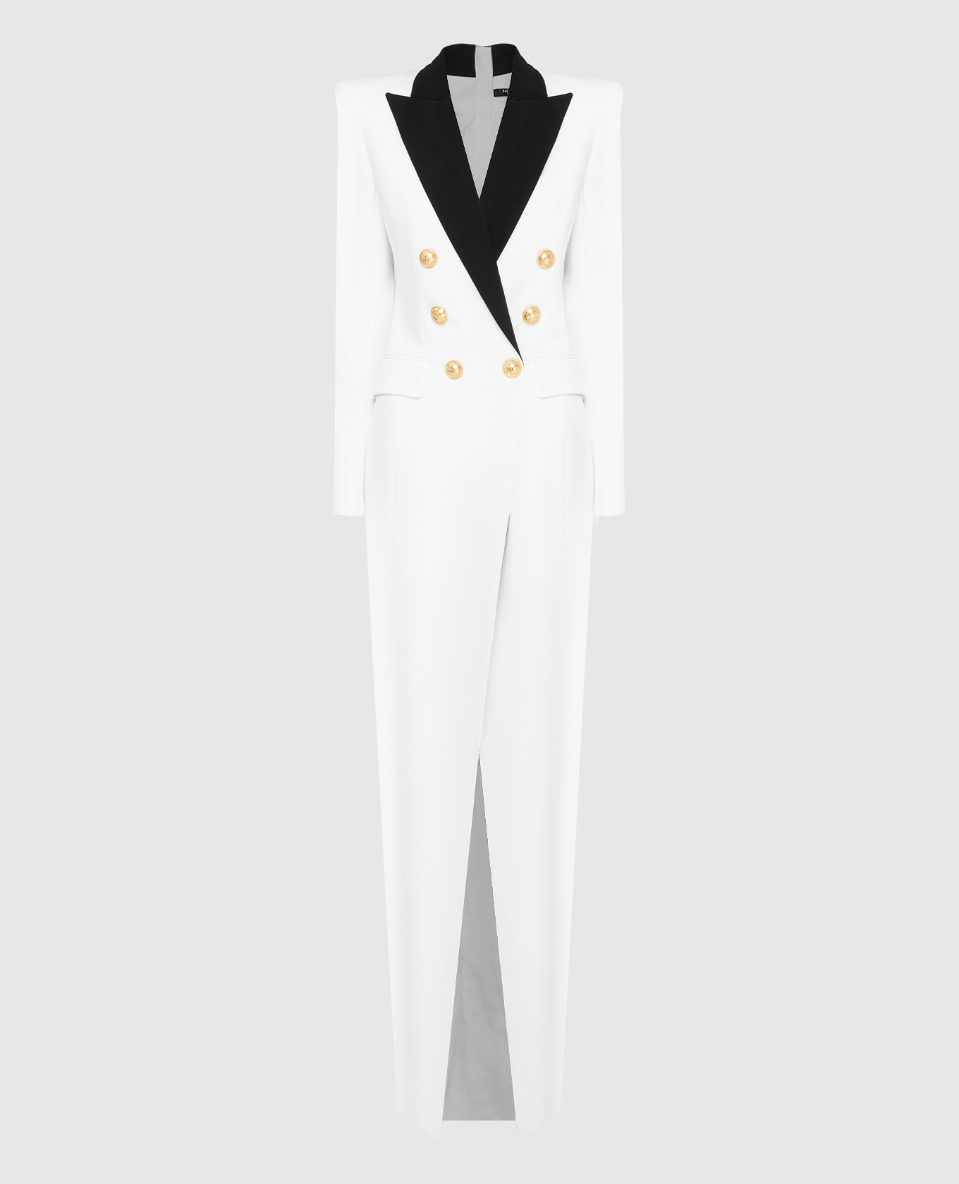 

Белое платье Balmain, Белый, Платья Макси