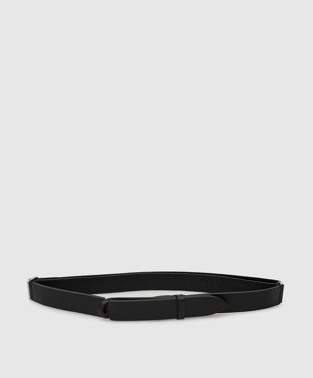 Orciani Black leather belt NB0061SAFNER