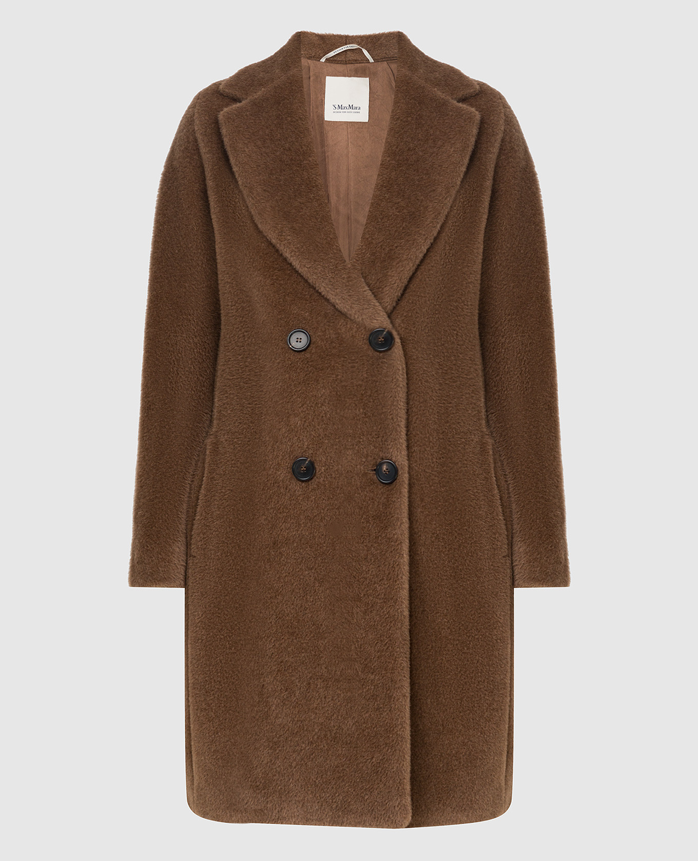 

Пальто Rosato из альпаки и шерсти Max Mara, Коричневый, Пальто