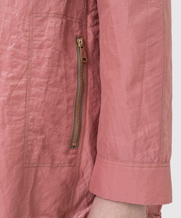 Brunello Cucinelli Розовая куртка MF5968914 изображение 5