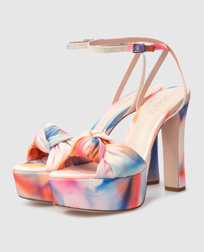 Schutz Шкіряні босоніжки з ефектом tie-dye S2108600170001