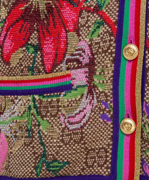 Gucci Бежевий кардиган 606080XKA7F зображення 5