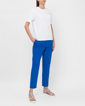 NINA RICCI Укорочені брюки з монохромним переливом 21ECPA004CO0969