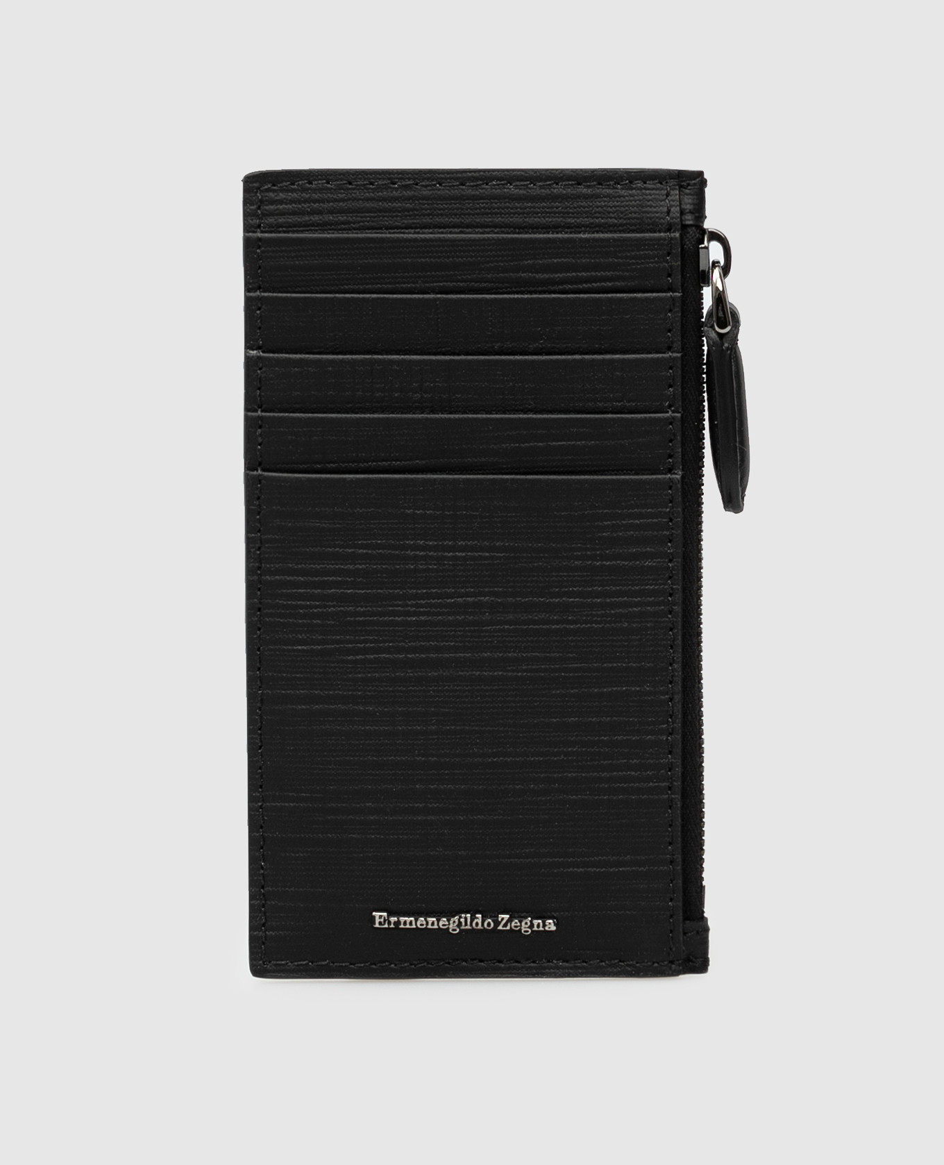 

Черный кожаный картхолдер Ermenegildo Zegna, Кошельки