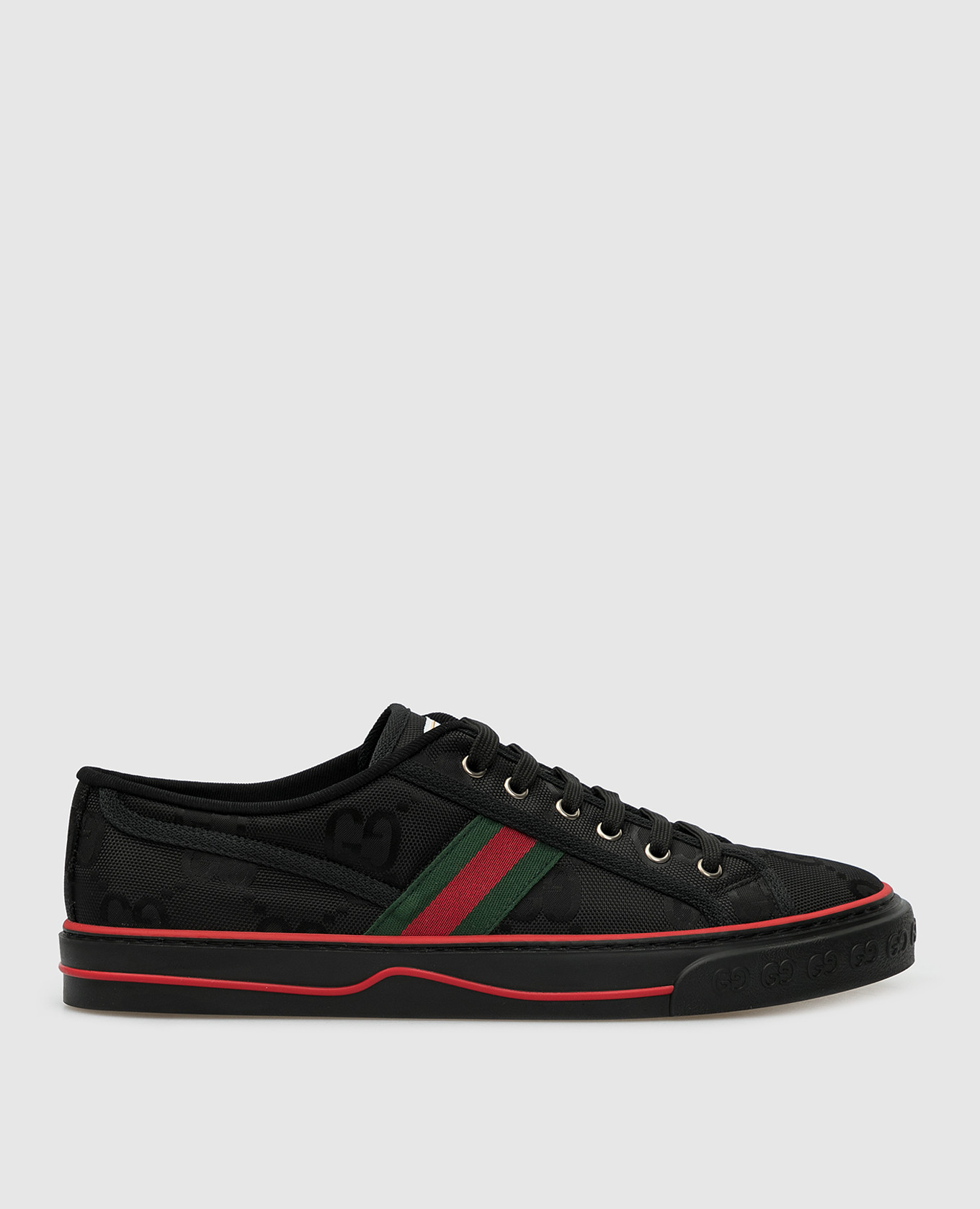 

Черные кеды "Grid Tennis 1977" Gucci, Черный, Кеды