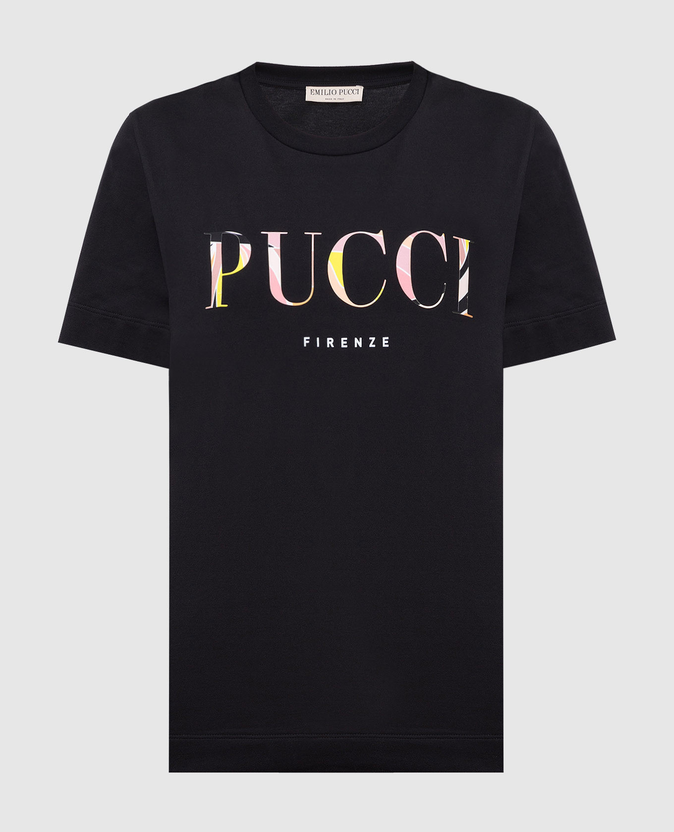 

Черная футболка EMILIO PUCCI, Черный, Футболки
