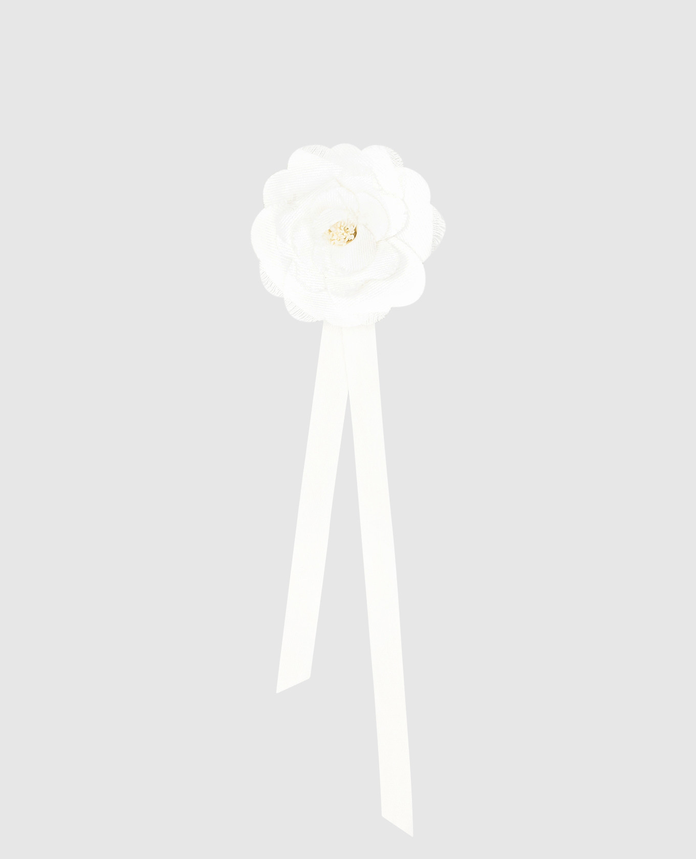 

Брошь Flower с лентами, Белый, Брошки