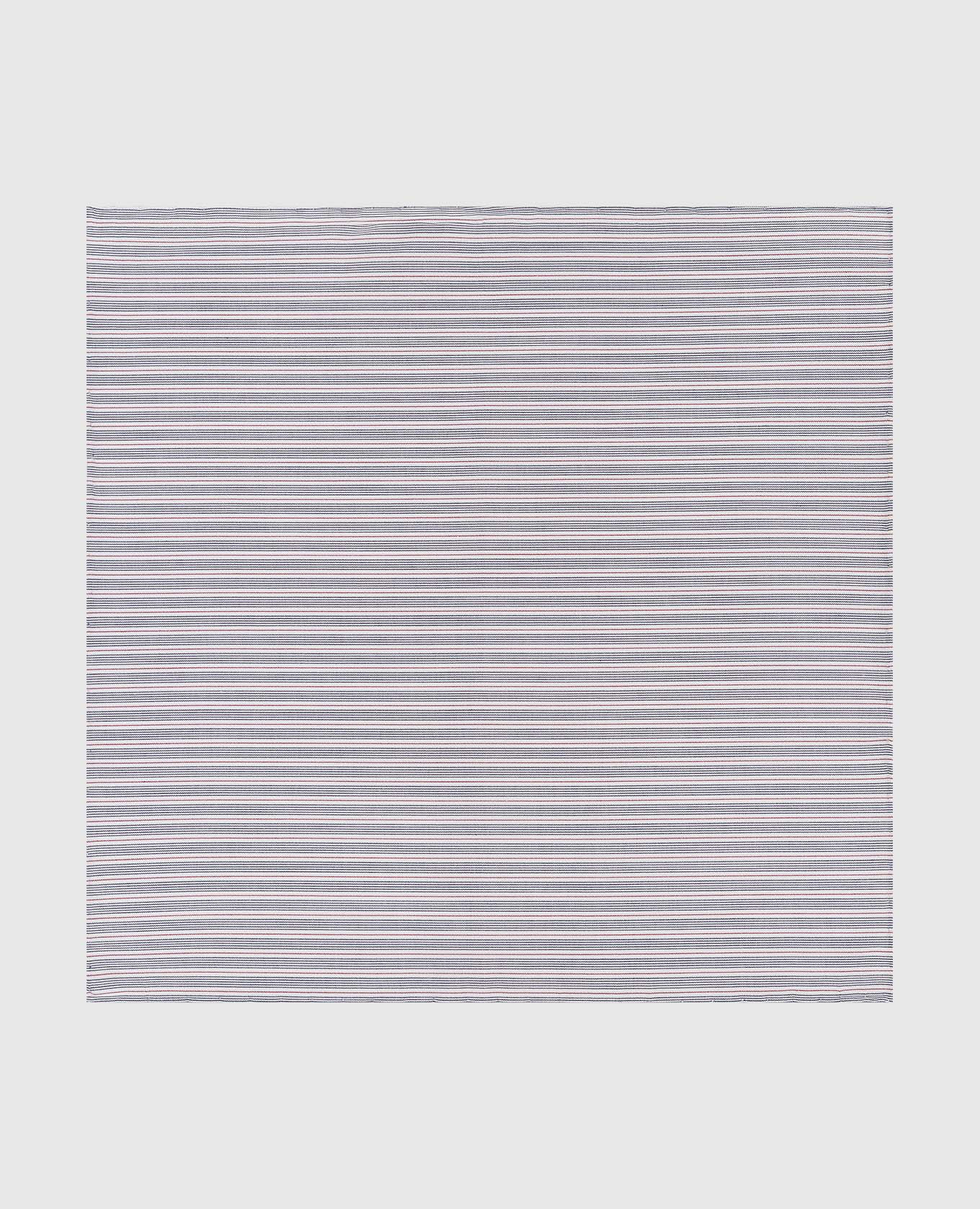 Children's gray striped shawl