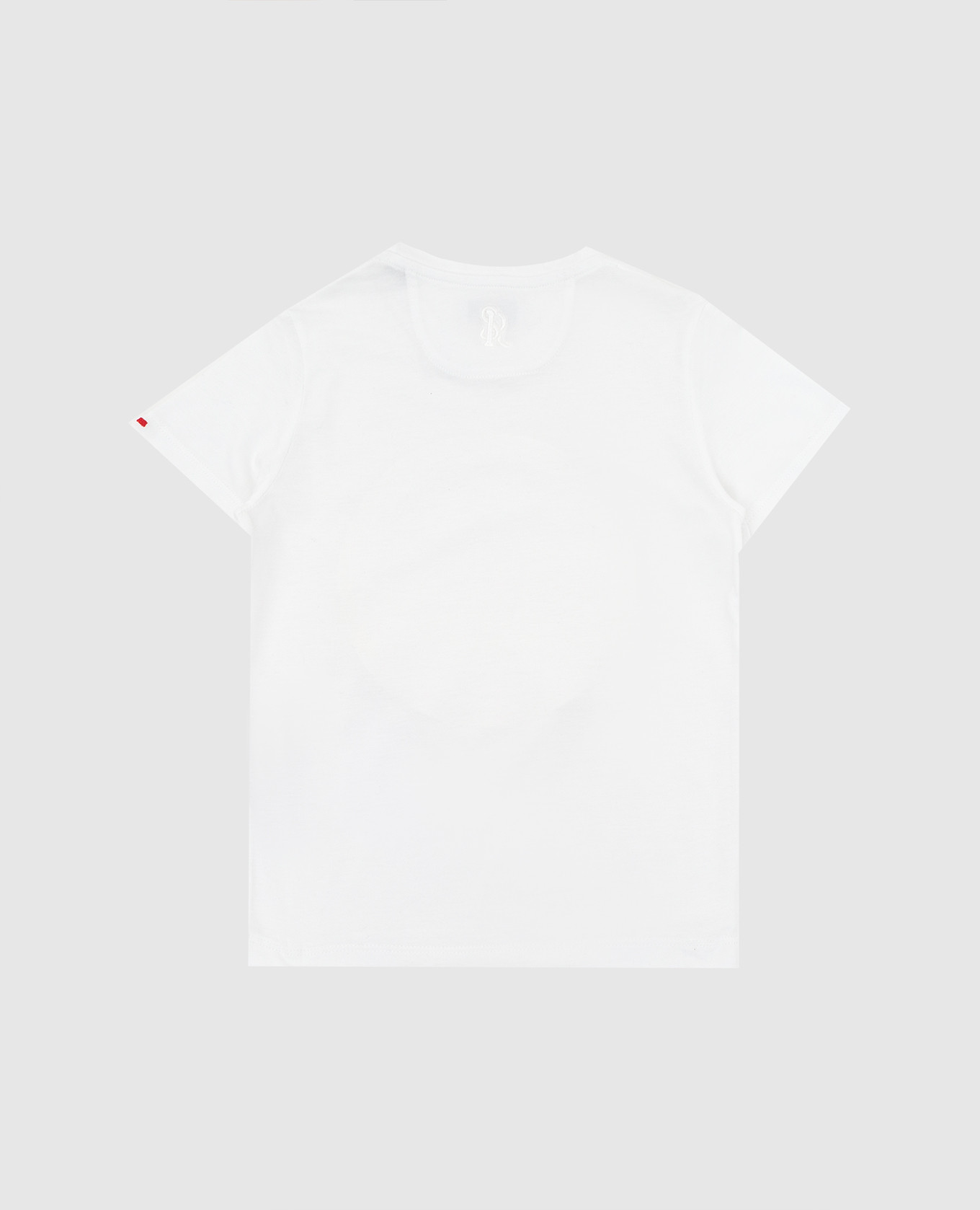 Stefano Ricci Детская белая футболка с вышивкой YNH9200050803 изображение 2