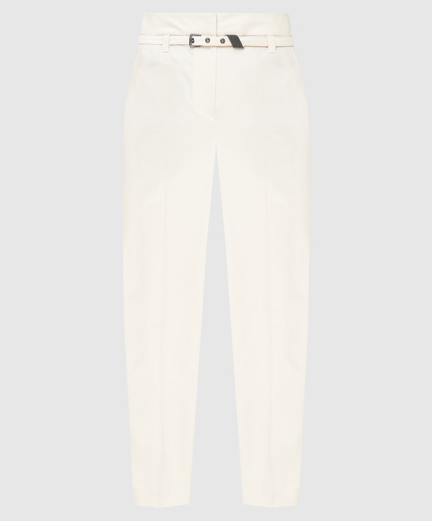 Brunello Cucinelli Светло-бежевые брюки M0F70P7521