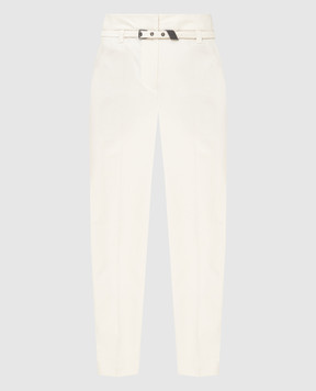 Brunello Cucinelli Світло-бежеві штани M0F70P7521