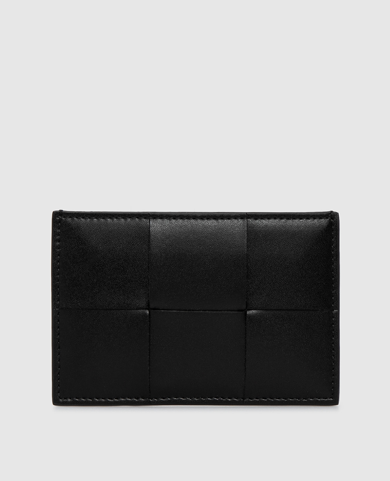 

Черное кожаное портмоне Bottega Veneta, Черный, Портмоне