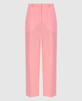 Lanvin Розовые брюки из шерсти и мохера RWTR00594794