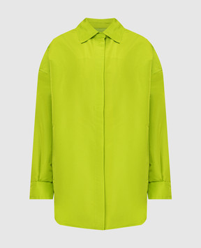 Valentino Светло-зеленая шелковая рубашка XB3CI0R16DE