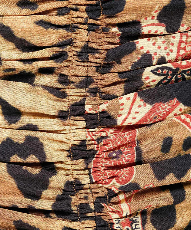 Etro Бежевое платье из шелка D152335384 изображение 5
