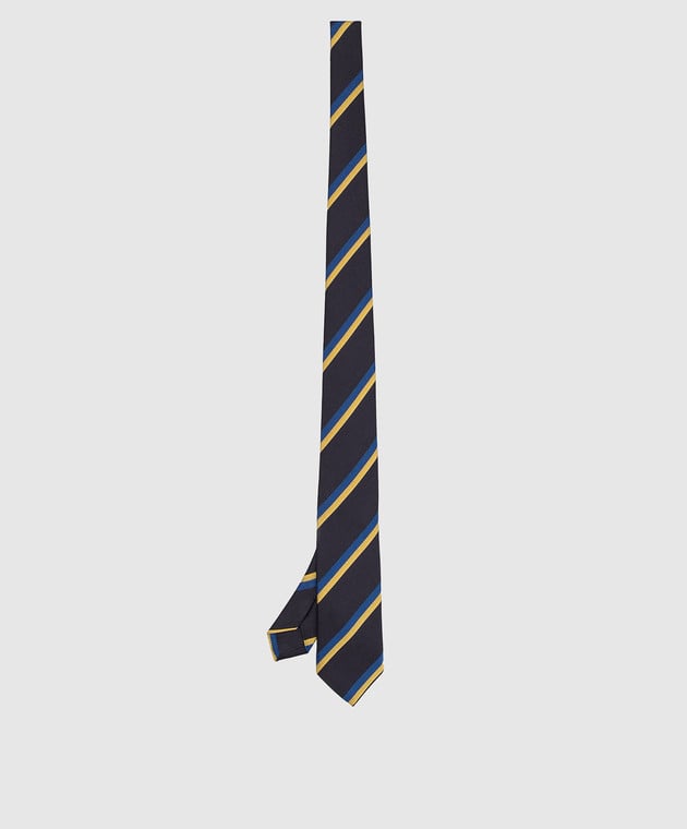 Stefano Ricci Детский шелковый галстук в полоску YCH30103 изображение 2