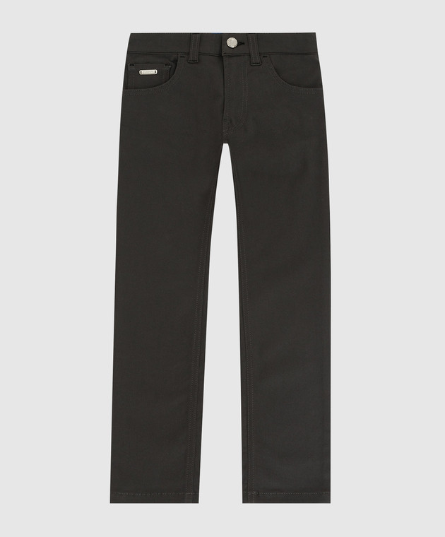 Stefano Ricci Children's gray jeans YFT8400030YKNE