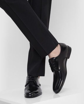 Dolce&Gabbana Черные кожаные дерби Raffaello A10703A1203