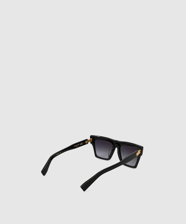 Balmain Черные солнцезащитные очки BPS121A54 изображение 5