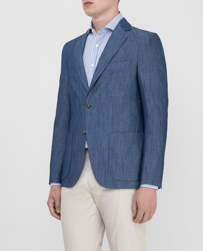 Loro Piana Синий блейзер FAL0961