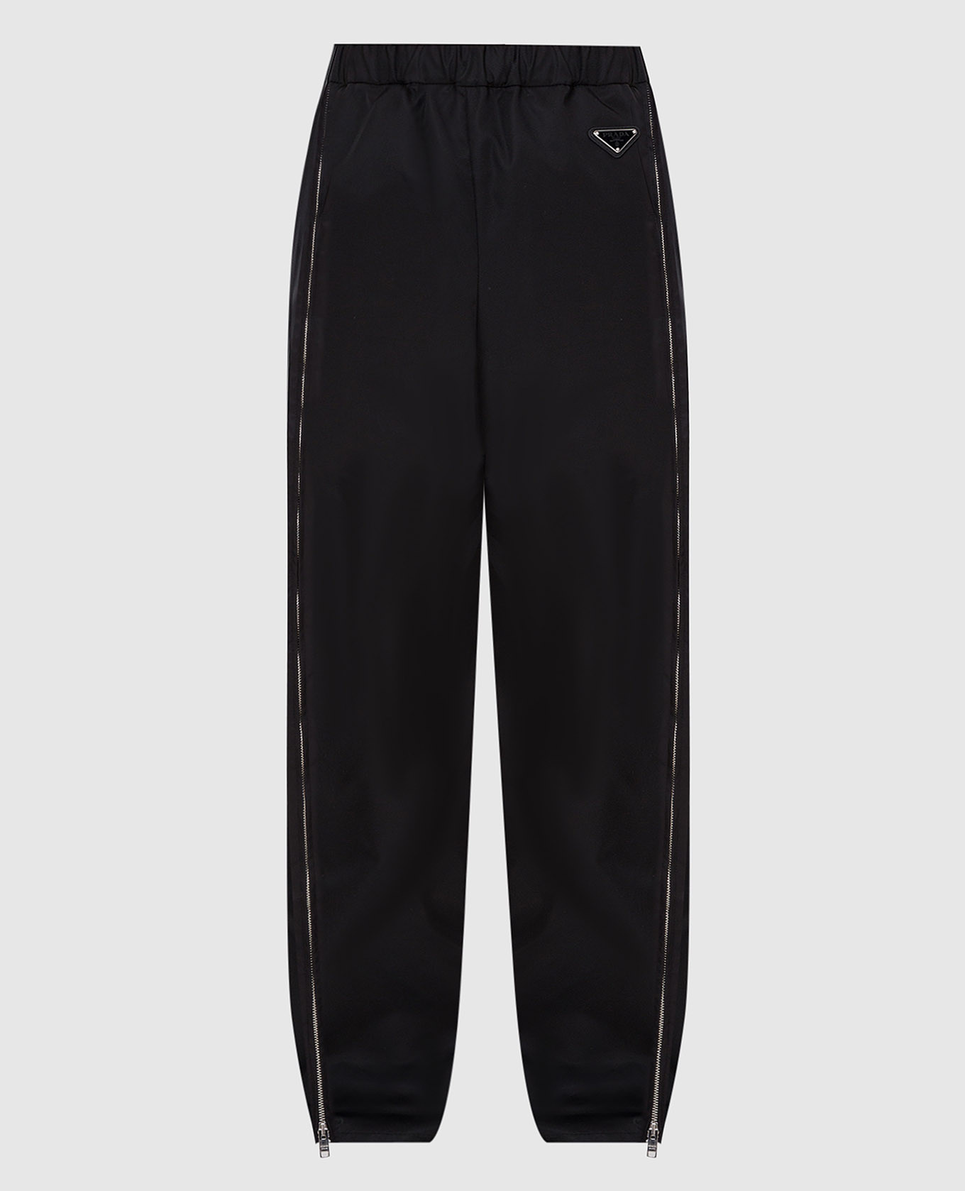 

Черные брюки Re-Nylon, Черный, Широкие брюки