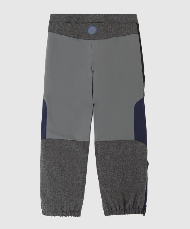 Stefano Ricci Детские брюки с контрастными вставками YAT6S40020HN0021 изображение 2