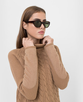 Loro Piana Солнцезащитные очки Park Lane в черепаховой оправе FAL4776