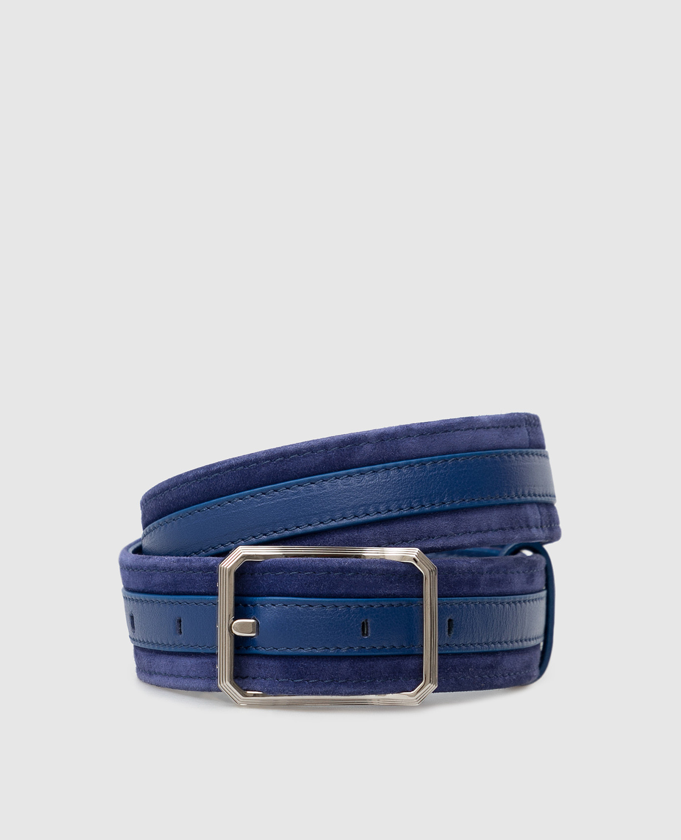 Children's blue suede belt