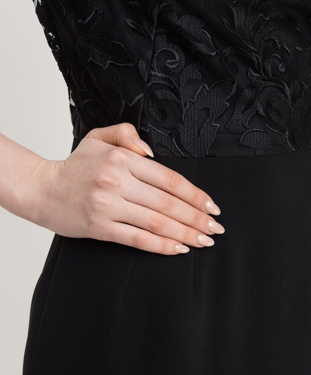 Dolce&Gabbana Чорне плаття F6VV0TFURDV зображення 5