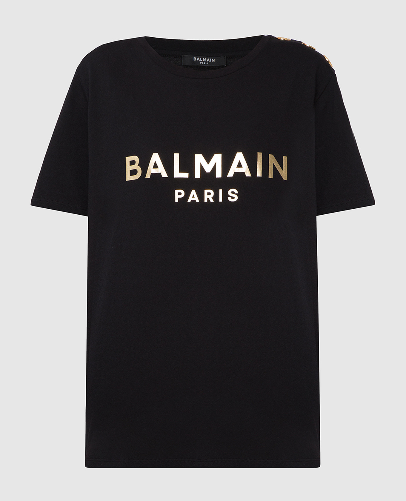 

Черная футболка Balmain, Черный, Футболки
