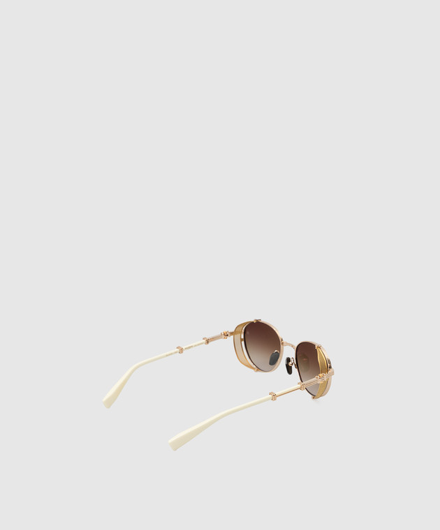 Balmain Круглые солнцезащитные очки Brigade-I BPS110C52 изображение 4