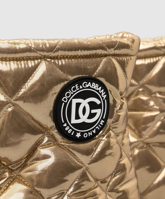 Dolce&Gabbana Стеганые сапоги с патчем CK1885AQ504 изображение 5